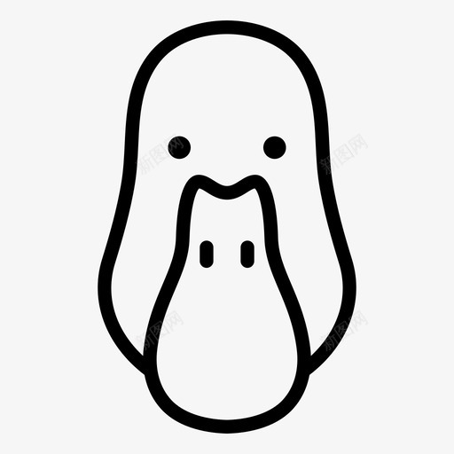 鸭鸟农场图标svg_新图网 https://ixintu.com 农场 农场动物 鸟 鸭 鹅
