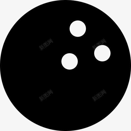 保龄球运动击球图标svg_新图网 https://ixintu.com 体育实心图标 保龄球 击球 投掷 运动