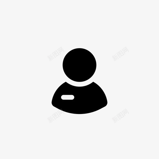 联系人个人用户图标svg_新图网 https://ixintu.com 个人 消息图标填充 用户 联系人