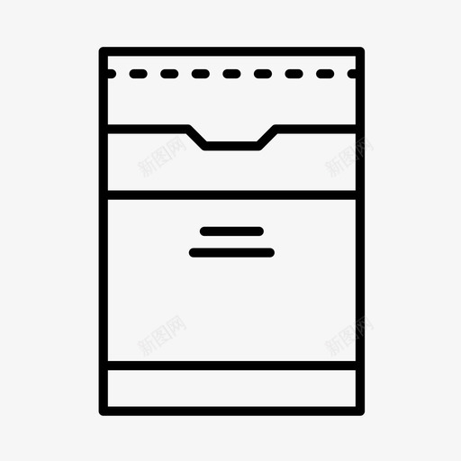谷类食品盒子早餐图标svg_新图网 https://ixintu.com 容器 早餐 盒子 谷类食品 谷类食品盒 食物
