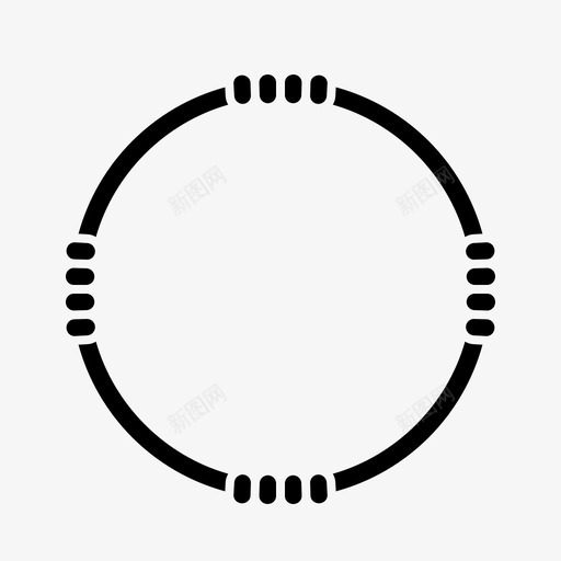 呼啦圈健身健身房图标svg_新图网 https://ixintu.com 健康 健身 健身字形 健身房 呼啦圈 生活方式 练习