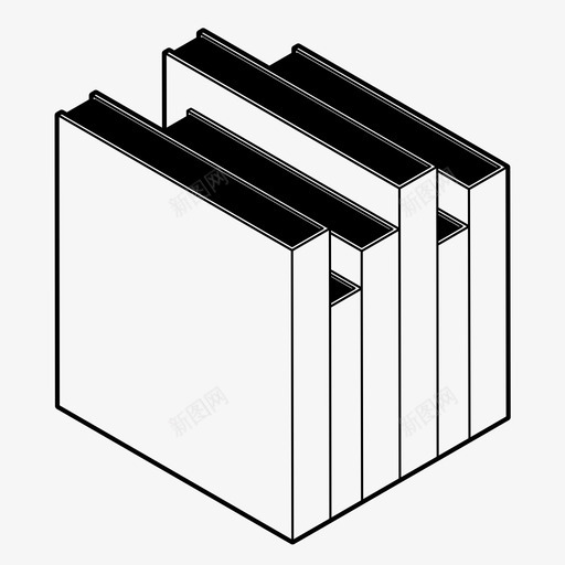 书籍参考书目图书馆图标svg_新图网 https://ixintu.com 书籍 书籍2 出版物 参考书目 图书馆 研究