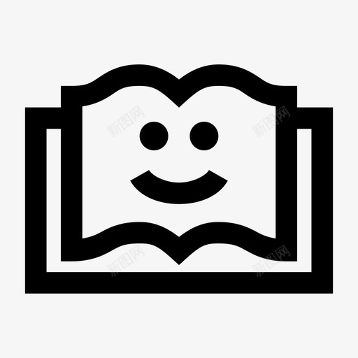 有趣的故事书日记图标svg_新图网 https://ixintu.com 书 日记 有趣的故事 笔记本