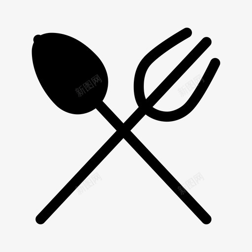 餐厅吃饭图标svg_新图网 https://ixintu.com 吃饭 餐厅
