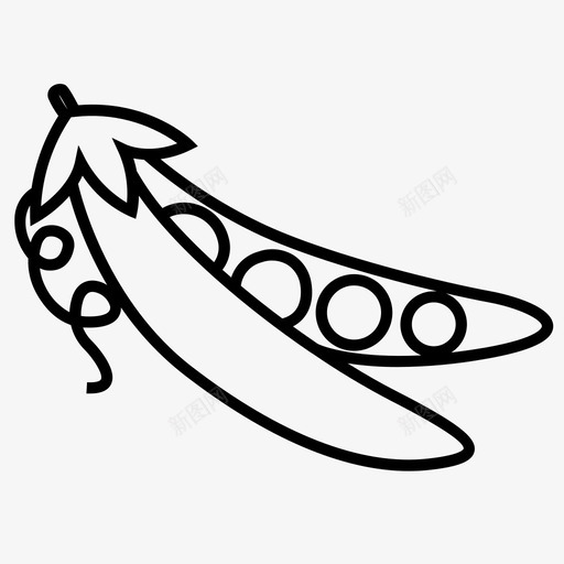 极品豌豆黑眼豌豆极品蔬菜图标svg_新图网 https://ixintu.com 极品蔬菜 极品豌豆 黑眼豌豆