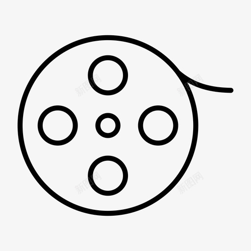 电影卷电影院电影图标svg_新图网 https://ixintu.com 剧院 澳大利亚 电影 电影卷 电影院