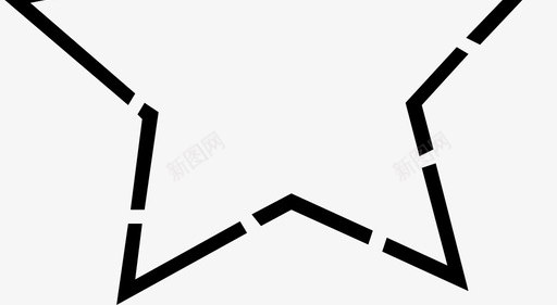 星星明亮奖章图标svg_新图网 https://ixintu.com 夜晚 天空 奖章 明亮 星星