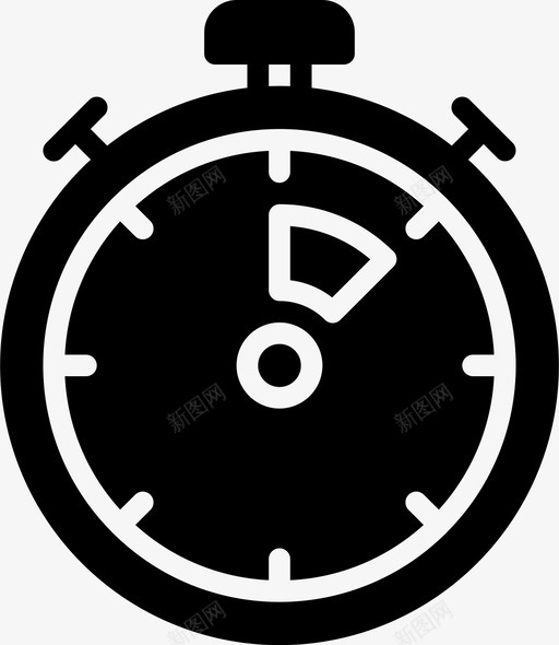 停止时钟游戏视频图标svg_新图网 https://ixintu.com 停止时钟 游戏 视频 视频游戏