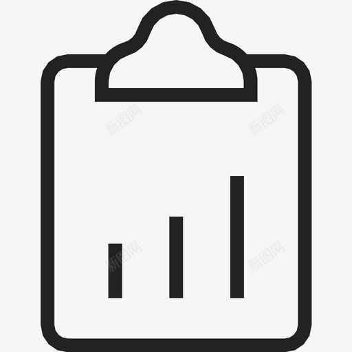 剪贴板图表剪贴板条形图图标svg_新图网 https://ixintu.com 剪贴板 剪贴板条形图 图表
