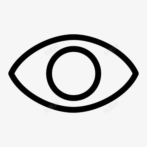 眼景视图标svg_新图网 https://ixintu.com 景 眼 视