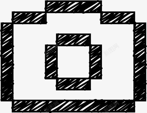 照片板素描本图标svg_新图网 https://ixintu.com 照片板 素描本