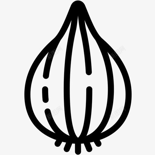 红洋葱健康有机图标svg_新图网 https://ixintu.com 健康 有机 素食 红洋葱 蔬菜 蔬菜系列