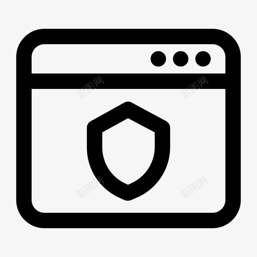 窗户安全图标svg_新图网 https://ixintu.com 安全 窗户