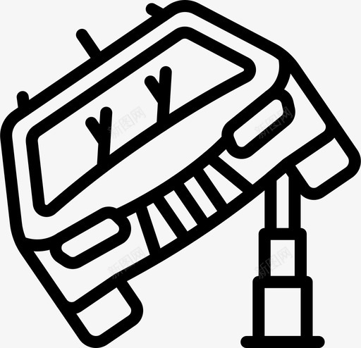 汽车举升机距离行程图标svg_新图网 https://ixintu.com 汽车 汽车举升机 汽车轮廓 汽车配件 行程 距离