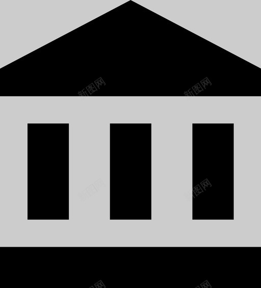 银行大楼研究所图标svg_新图网 https://ixintu.com 大楼 研究所 货币 银行