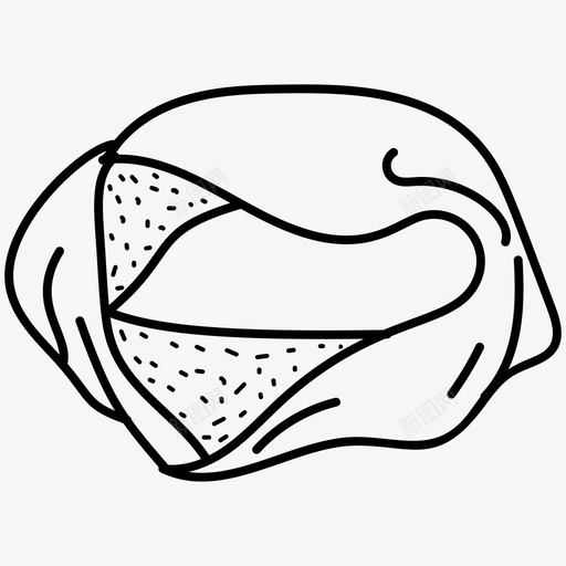 头巾头套头饰图标svg_新图网 https://ixintu.com 头套 头巾 头饰 时尚