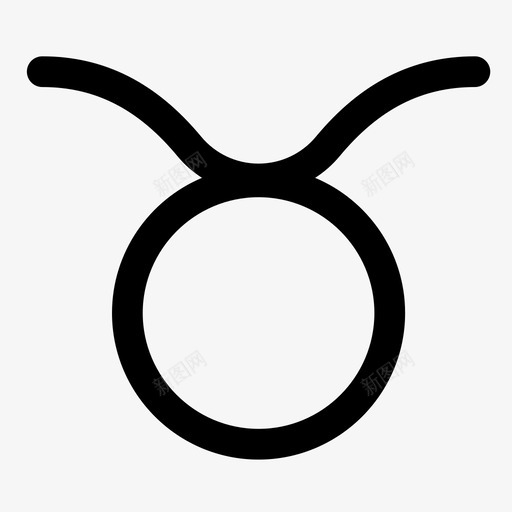 金牛座公牛小牛图标svg_新图网 https://ixintu.com 公牛 小牛 星座 金牛座 黄道十二宫