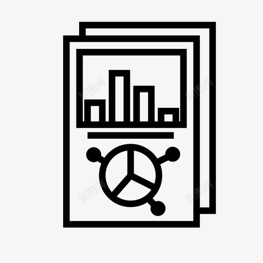 业务报表数据图形图标svg_新图网 https://ixintu.com 业务报表 图形 基本业务 报表数据 数据
