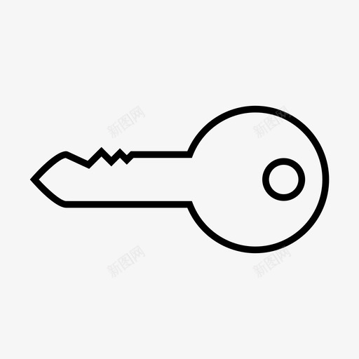 钥匙密码开锁图标svg_新图网 https://ixintu.com 密码 开锁 钥匙