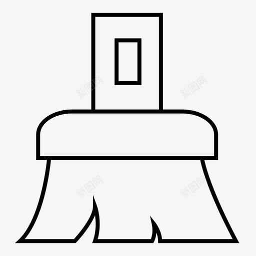 浏览器清理笔刷安全图标svg_新图网 https://ixintu.com 安全 浏览器清理 笔刷