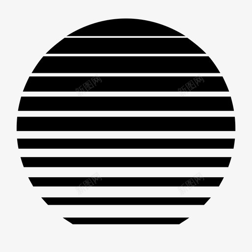 太阳日出日落图标svg_新图网 https://ixintu.com 太阳 日出 日落