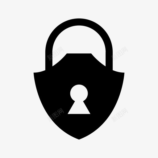 挂锁门禁商务图标svg_新图网 https://ixintu.com 商务 安全 屏蔽 挂锁 钥匙 门禁