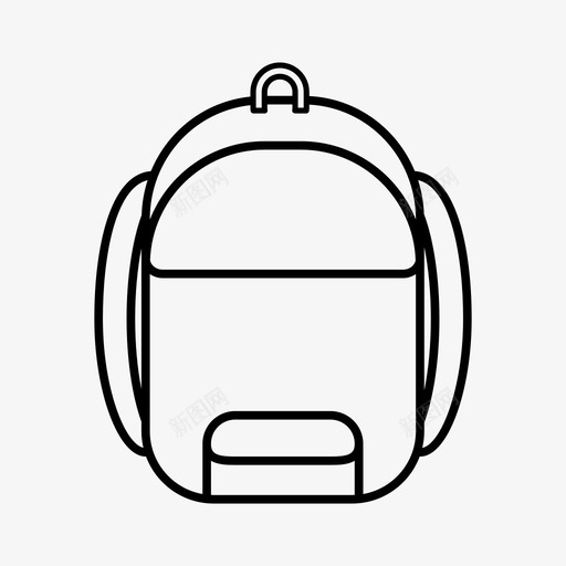 背包包物品图标svg_新图网 https://ixintu.com 包 学校 工具 物品 背包 返校