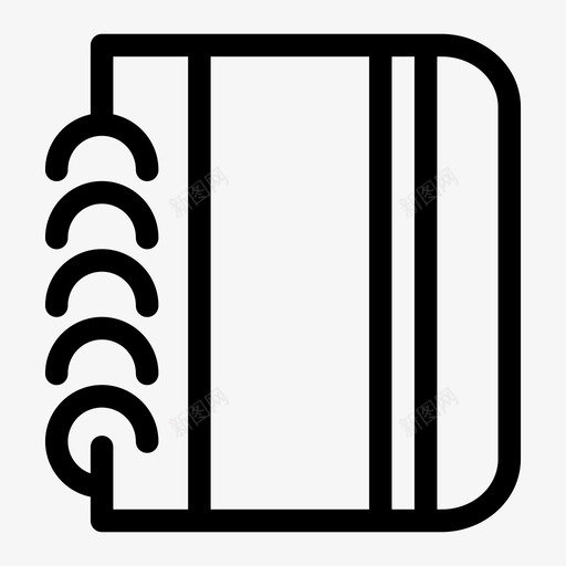 笔记本议程日记图标svg_新图网 https://ixintu.com 日记 笔记本 议程
