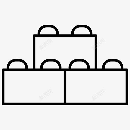 乐高积木游戏孩子图标svg_新图网 https://ixintu.com 乐高积木 孩子 宝贝 游戏
