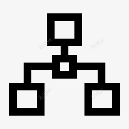 图表层次结构顺序图标svg_新图网 https://ixintu.com 图表 层次结构 有组织 组织 顺序