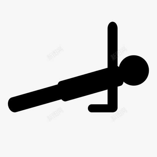 侧支撑腹肌锻炼平衡图标svg_新图网 https://ixintu.com 侧支撑 平衡 瑜伽 腹肌锻炼 训练 锻炼
