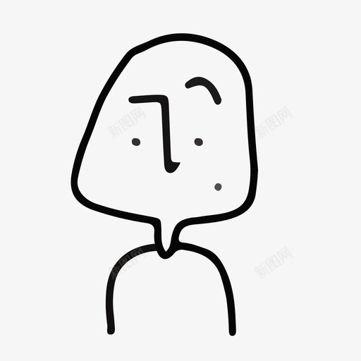 男孩情感人格图标svg_新图网 https://ixintu.com 人格 情感 男孩