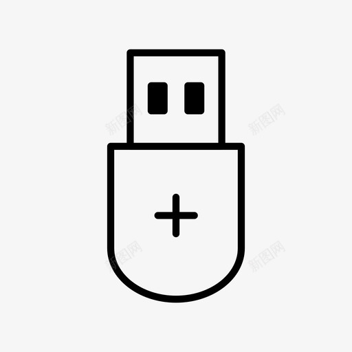 添加闪存驱动器记忆棒图标svg_新图网 https://ixintu.com pendrive usb 添加 记忆棒 设备附件 闪存驱动器