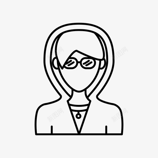带帽衫的女孩阿凡达时尚图标svg_新图网 https://ixintu.com 女人 带帽衫的女孩 年轻女孩 时尚 阿凡达 阿凡达女人