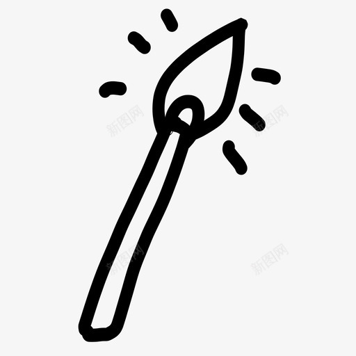 匹配火焰手绘图标svg_新图网 https://ixintu.com 匹配 手绘 手绘对象 火焰 火花 草图