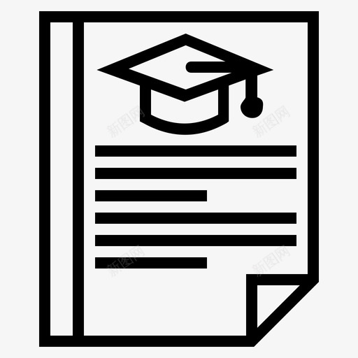 校报图标svg_新图网 https://ixintu.com 校报