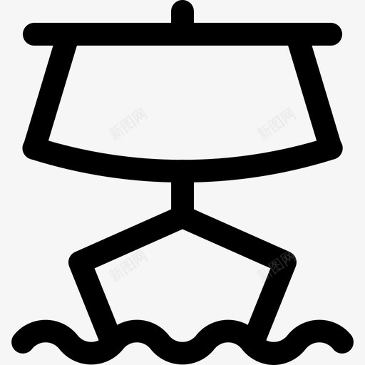 帆船海事推进图标svg_新图网 https://ixintu.com 帆船 推进 海 海事 船 运输线图标