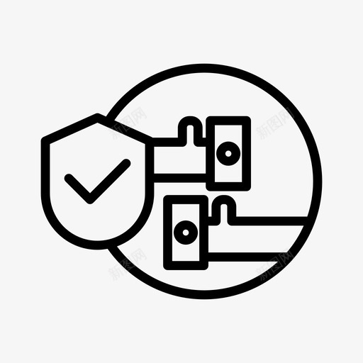 安全交易安全资金搜索引擎优化网络营销图标svg_新图网 https://ixintu.com 安全交易 安全资金 搜索引擎优化网络营销