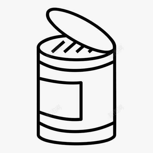 罐头食品汤金枪鱼图标svg_新图网 https://ixintu.com 汤 罐头食品 蔬菜 金枪鱼