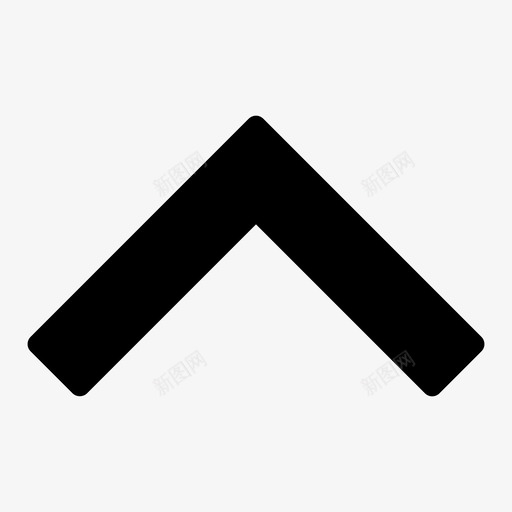 V形向上箭头北图标svg_新图网 https://ixintu.com V形向上 上载 北 箭头 箭头关闭