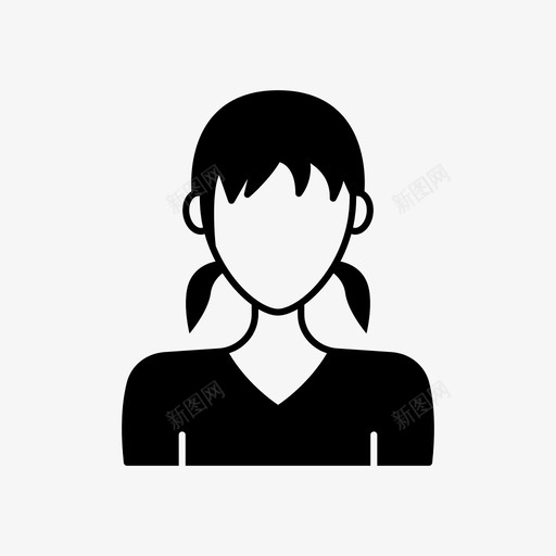 女学生阿凡达刘海图标svg_新图网 https://ixintu.com 刘海 女 女学生 学生 阿凡达 阿凡达女