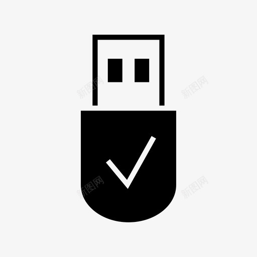 pass闪存驱动器记忆棒图标svg_新图网 https://ixintu.com ok pass usb 记忆棒 设备附件 闪存驱动器