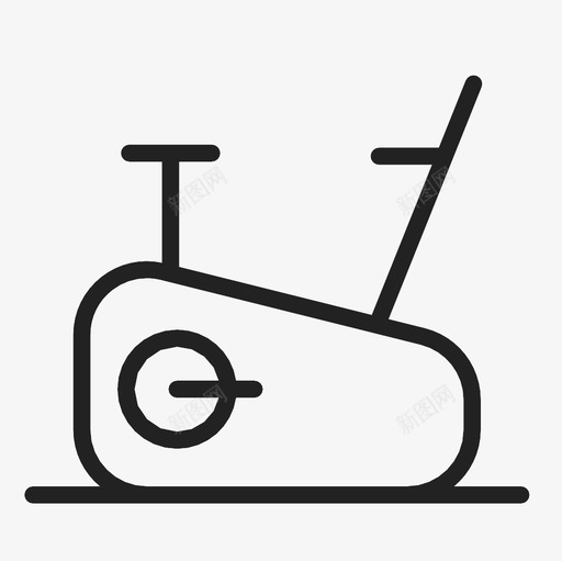 健身车运动车固定自行车图标svg_新图网 https://ixintu.com 健身车 固定自行车 运动车