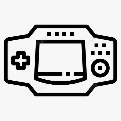 口袋游戏设备控制器小工具图标svg_新图网 https://ixintu.com 口袋游戏 口袋游戏设备 小工具 控制器 游戏娱乐和小工具 视频游戏