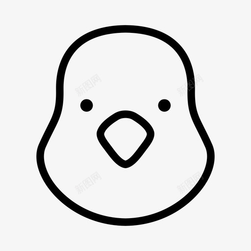 鸽子鸟农场图标svg_新图网 https://ixintu.com 农场 农场动物 鸟 鸽子