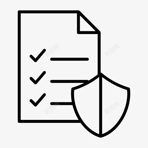 安全交易文件盾牌图标svg_新图网 https://ixintu.com 安全交易 文件 盾牌