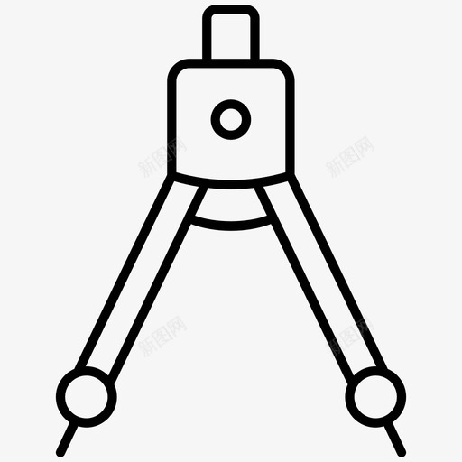 绘图罗盘绘图仪器工程图标svg_新图网 https://ixintu.com 工程 教育 绘图仪器 绘图罗盘