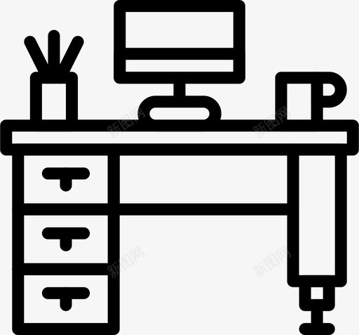 办公桌电器家具图标svg_新图网 https://ixintu.com 办公桌 客房 家具 家居 电器 装饰家具家居概述