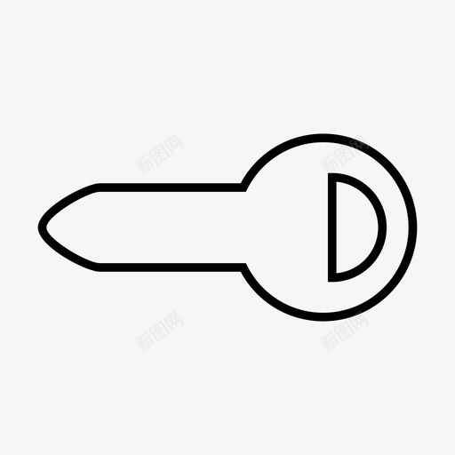 钥匙密码开锁图标svg_新图网 https://ixintu.com 密码 开锁 钥匙