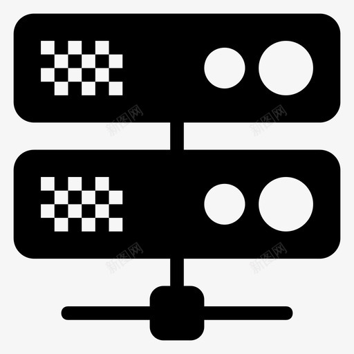 服务器数据库开发图标svg_新图网 https://ixintu.com web设计 大型机 存储 开发 开发用户界面字形图标 数据库 服务器